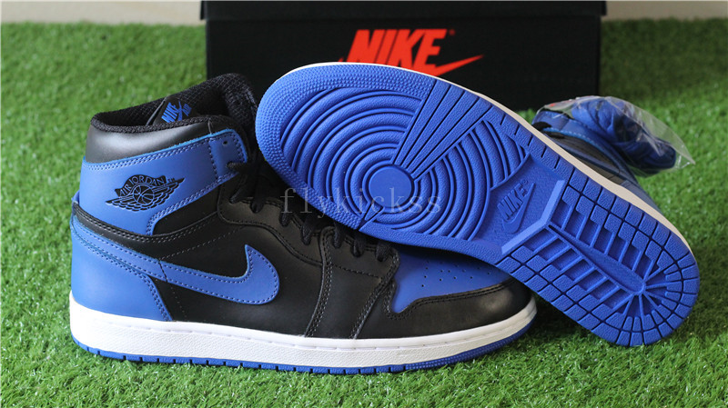 Authentic Air Jordan 1 OG High Royal Black Blue